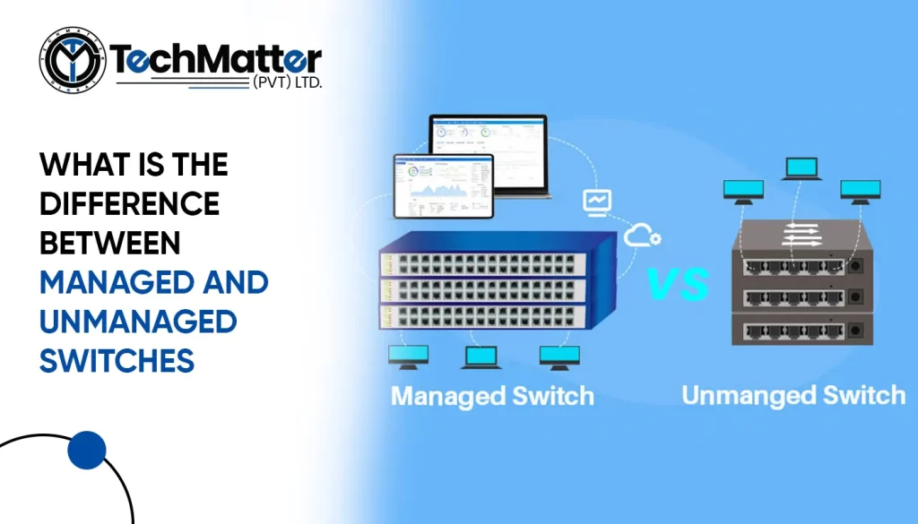 What is the difference between managed and unmanaged switches